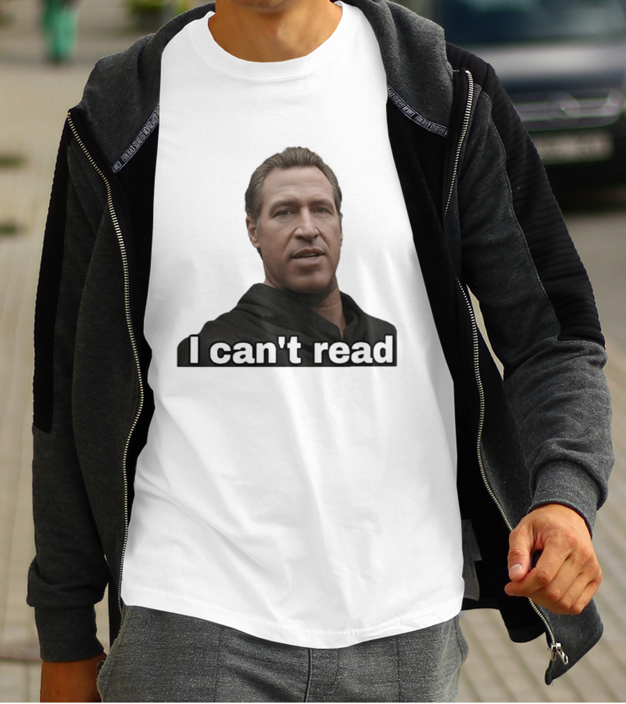 I Can't Read Funny Meme T-Shirt