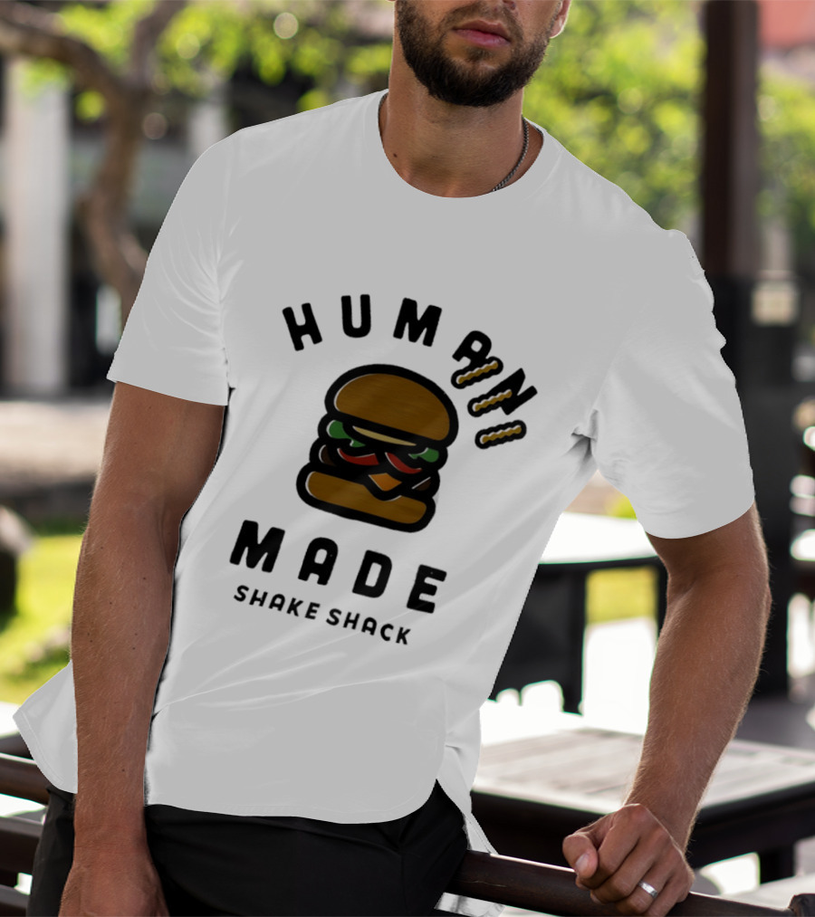 Human Made Shake Shack Hamburger T-Shirt