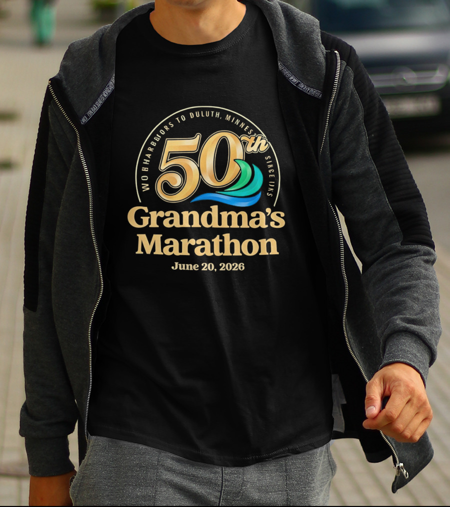 50th Grandma's Marathon Two Harbors To Duluth Minnesota June 20 2026 T-Shirt