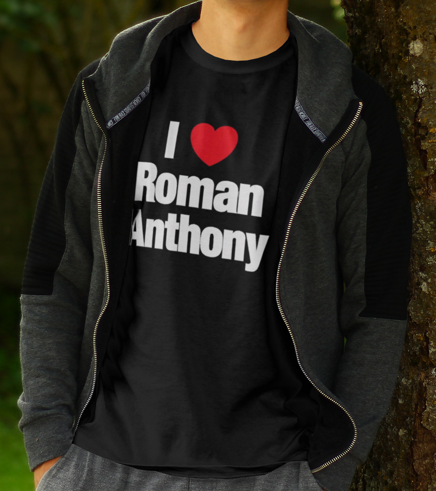 I Love Roman Anthony Red Heart T-Shirt