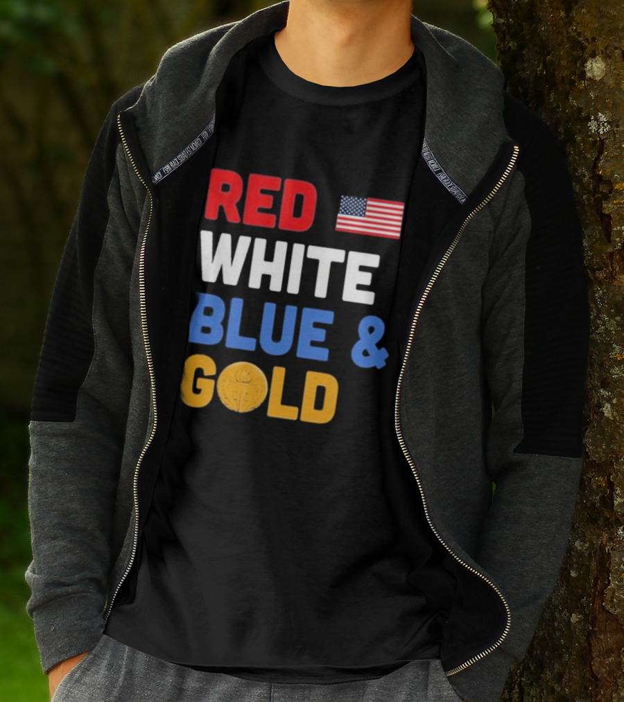 Red White Blue Gold Team USA Win Olympics Forever T-Shirt