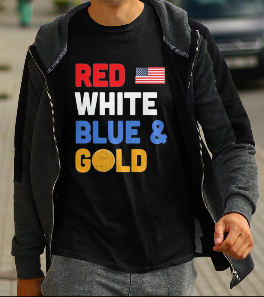 Red White Blue Gold Team USA Win Olympics Forever T-Shirt