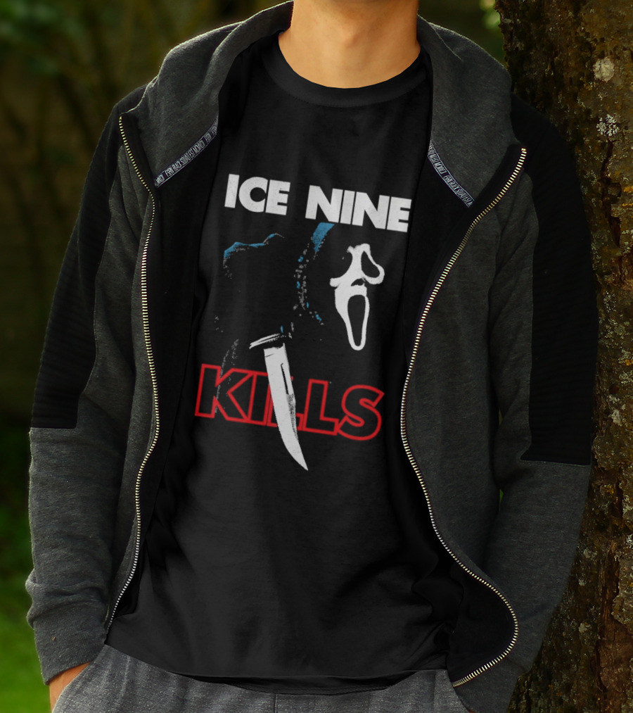 Ice Nine Kills Ghost Face Knife Horror Collaboration Stab Scream 7 Exclusive T-Shirt