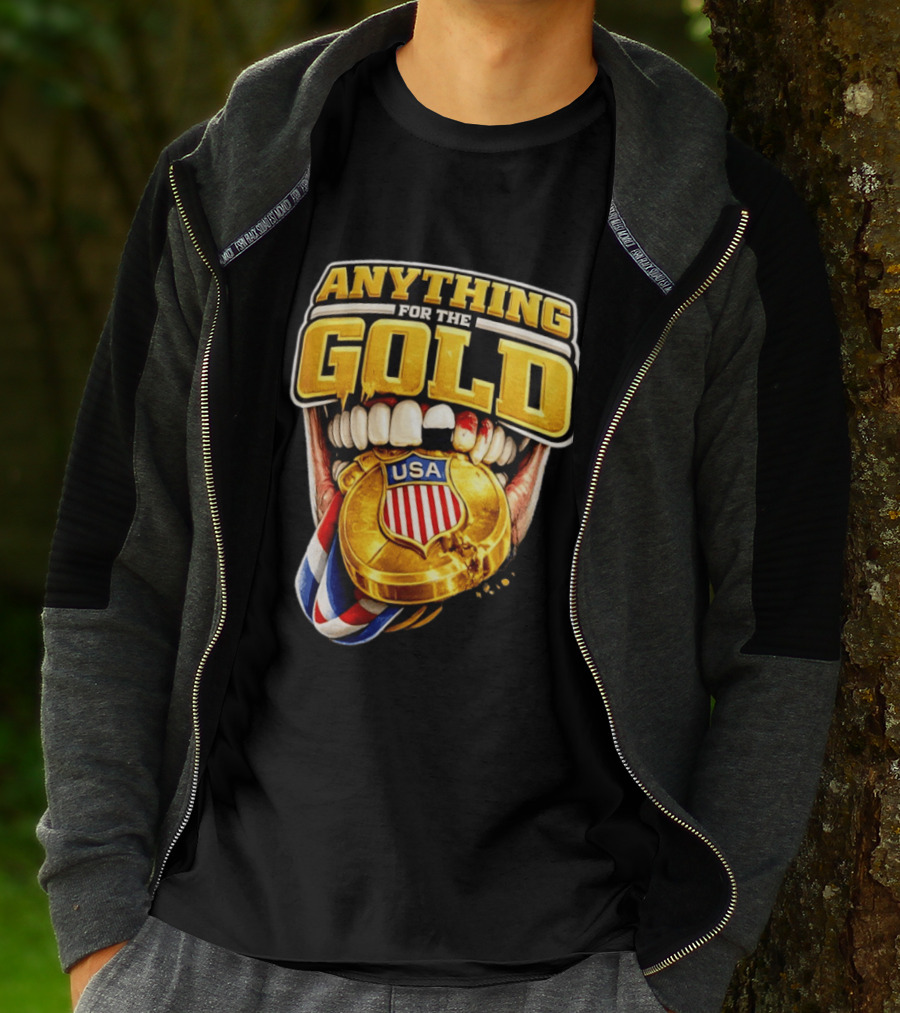 Anything For The Gold USA Medal T-Shirt