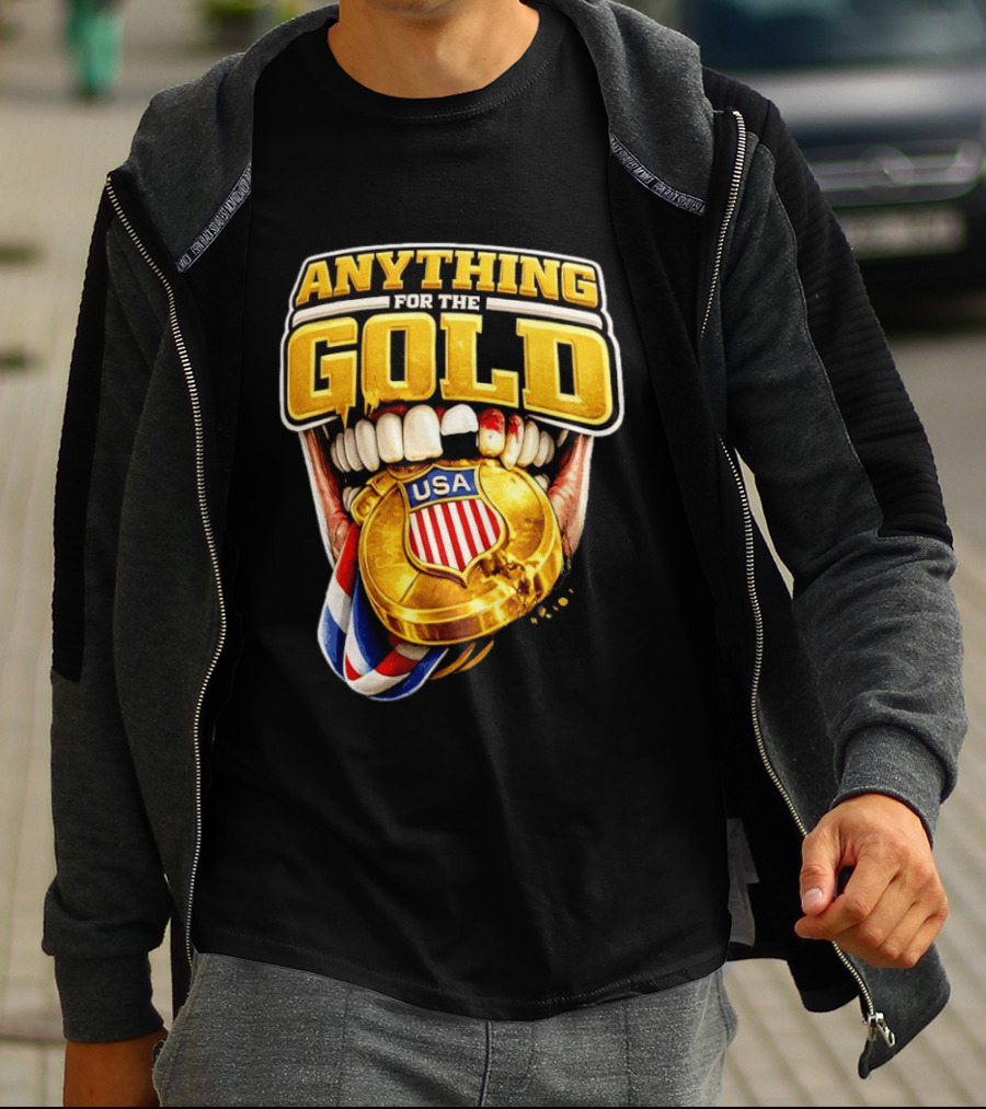 Anything For The Gold USA Medal T-Shirt
