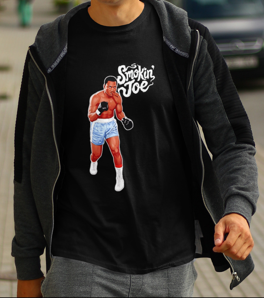 Joe Frazier Smokin' Joe Boxing Legend Historic Fighter T-Shirt
