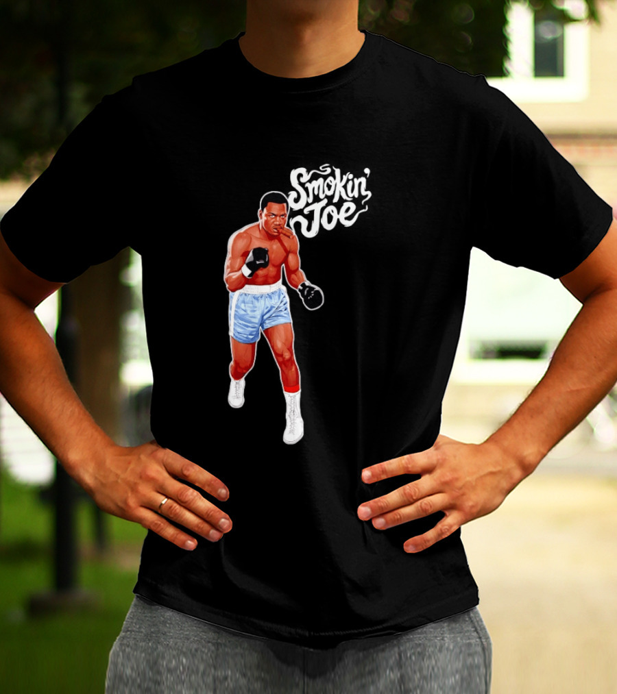 Joe Frazier Smokin' Joe Boxing Legend Historic Fighter T-Shirt