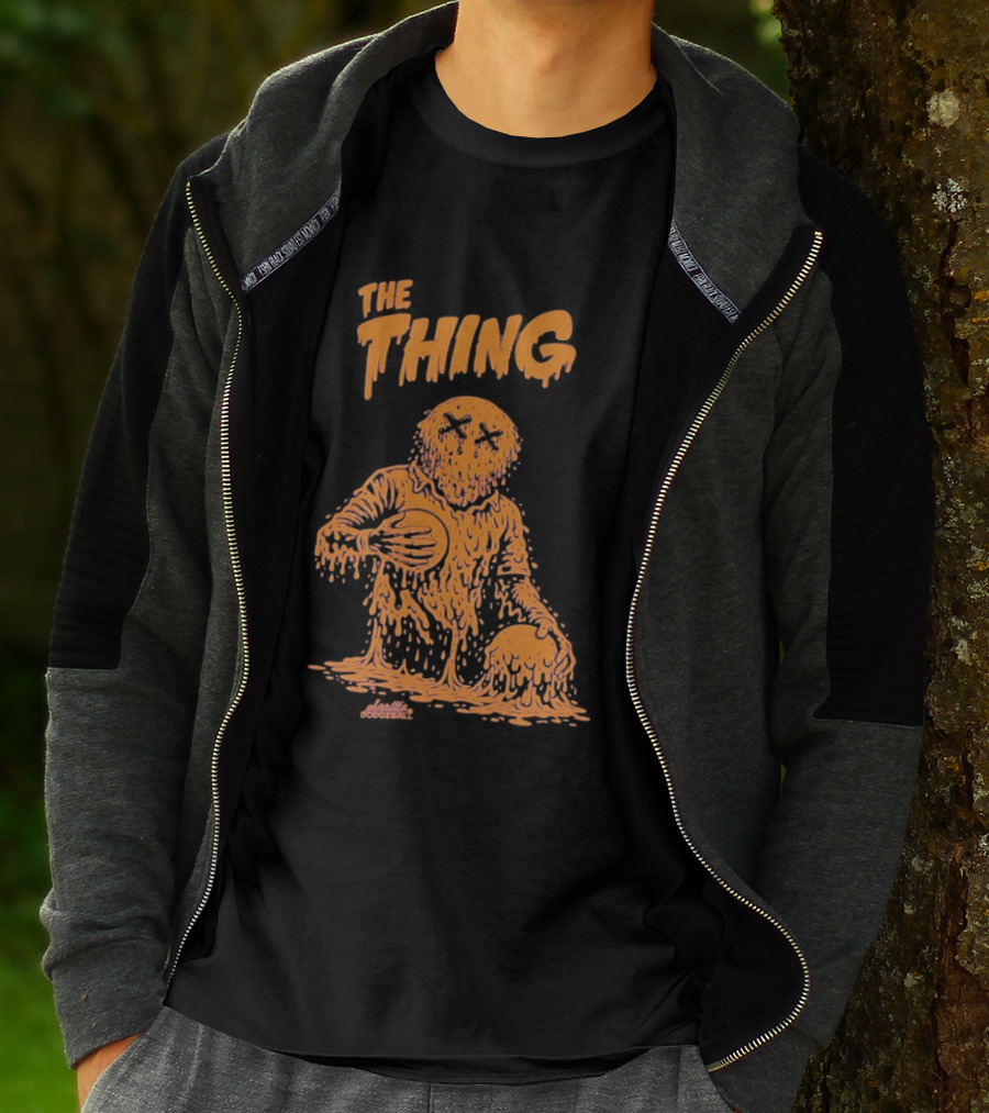The Thing Creepy Dodgeball Creature Horror T-Shirt