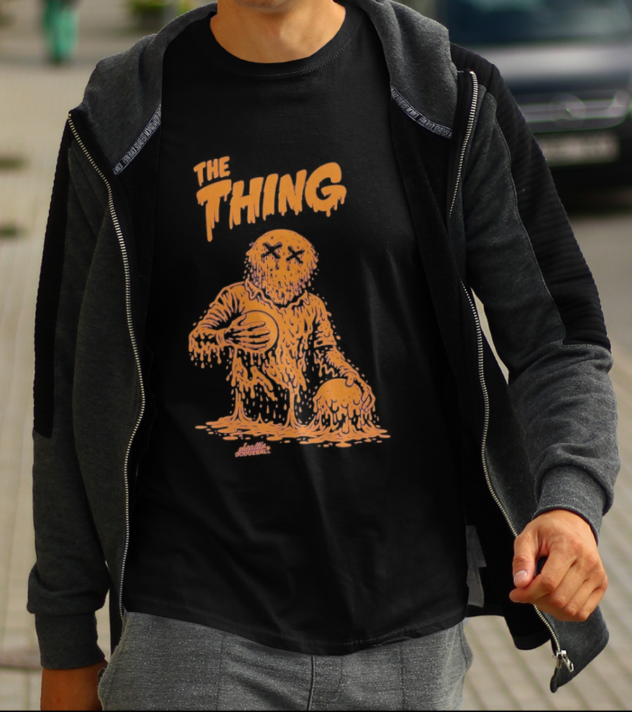 The Thing Creepy Dodgeball Creature Horror T-Shirt