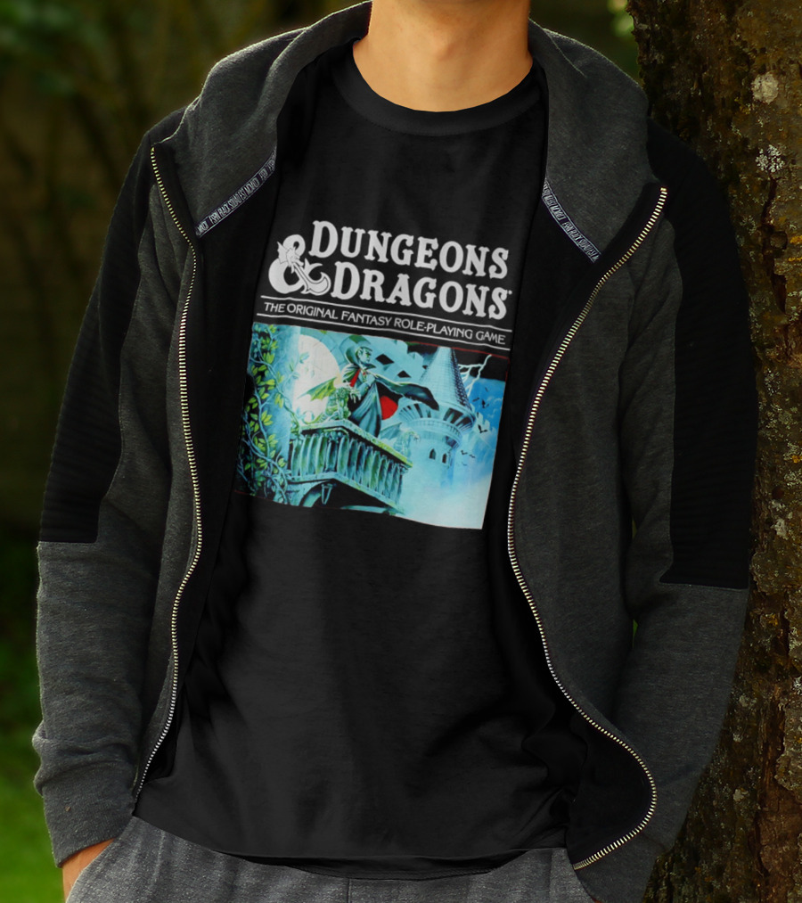 Dungeons And Dragons The Original Fantasy Role Playing Game Vampire Castle T-Shirt