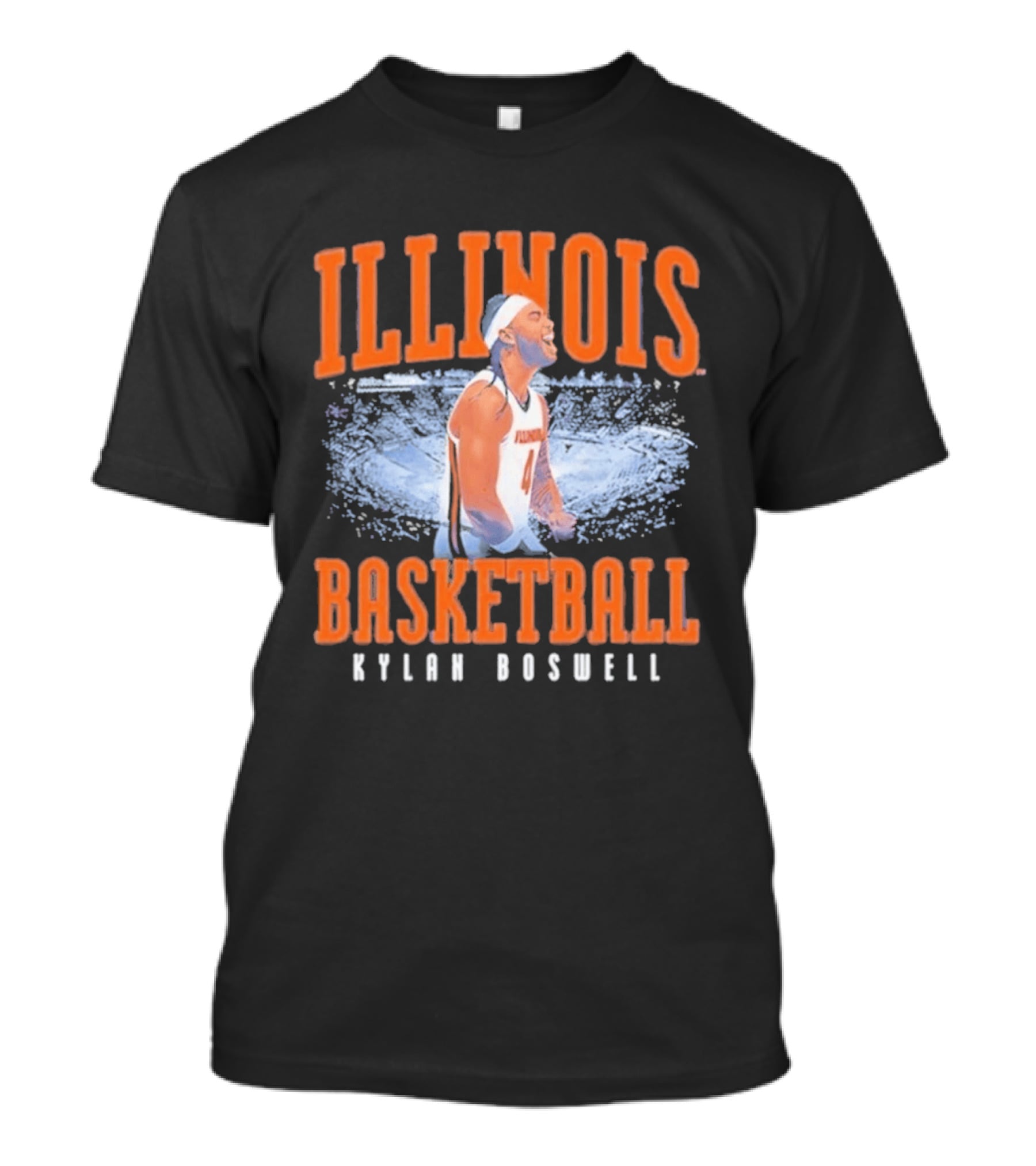 Illinois Basketball Kylan Boswell T-Shirt
