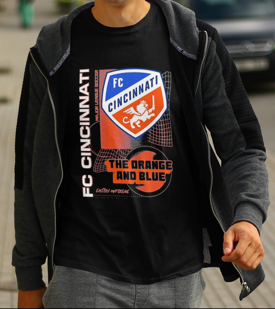 FC Cincinnati The Orange And Blue Soccer Pride T-Shirt
