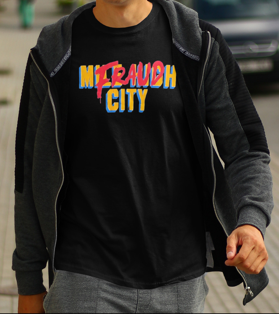 Milrauch Fraud City Bold Colorful T-Shirt
