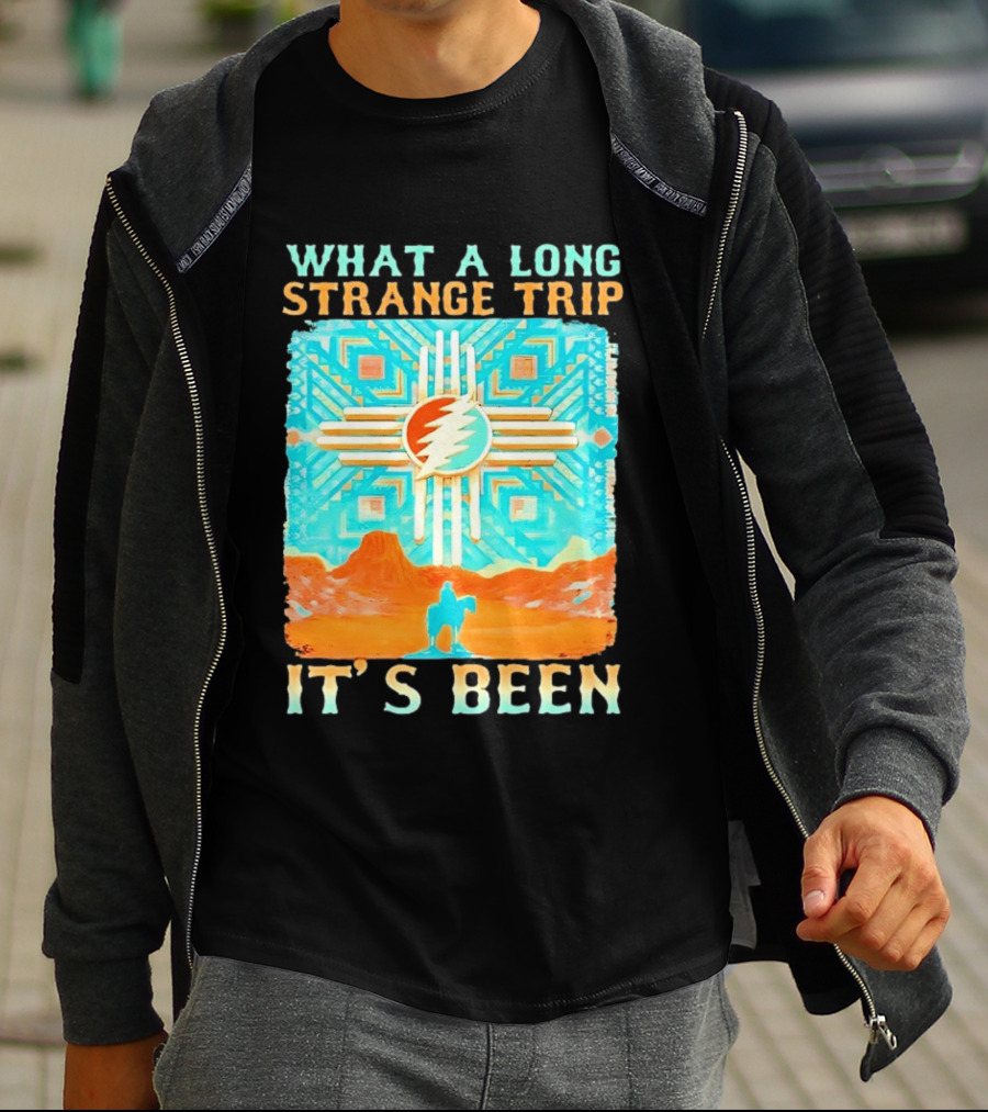 What A Long Strange Trip It's Been Grateful Dead Zia T-Shirt