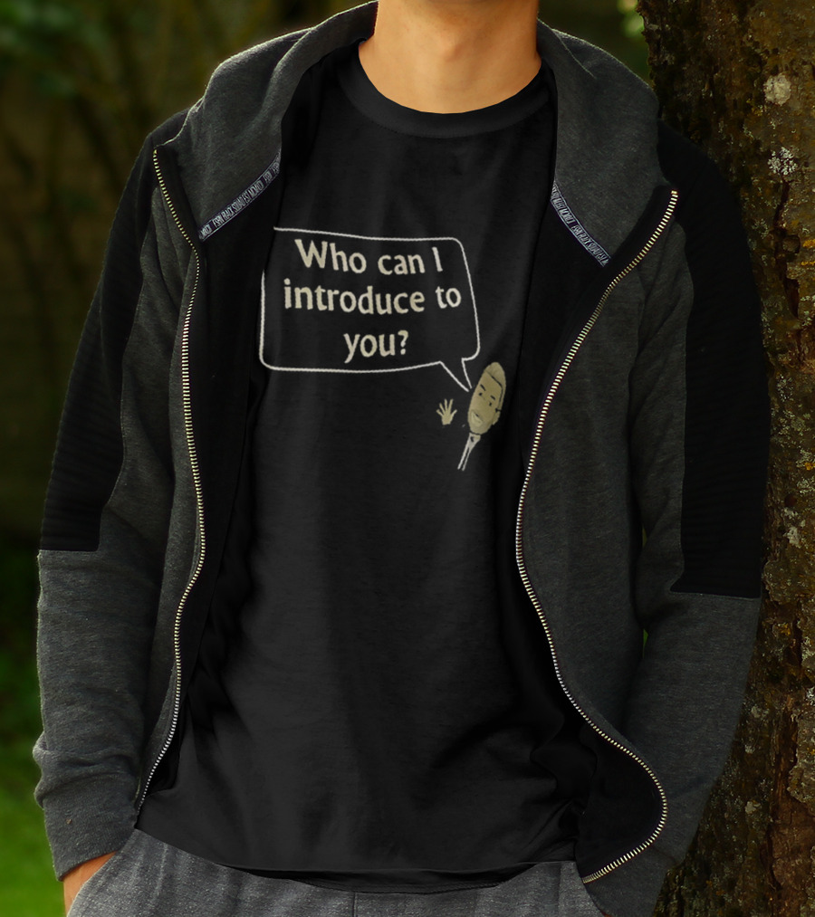 Who Can I Introduce To You Classic Speech Bubble T-Shirt