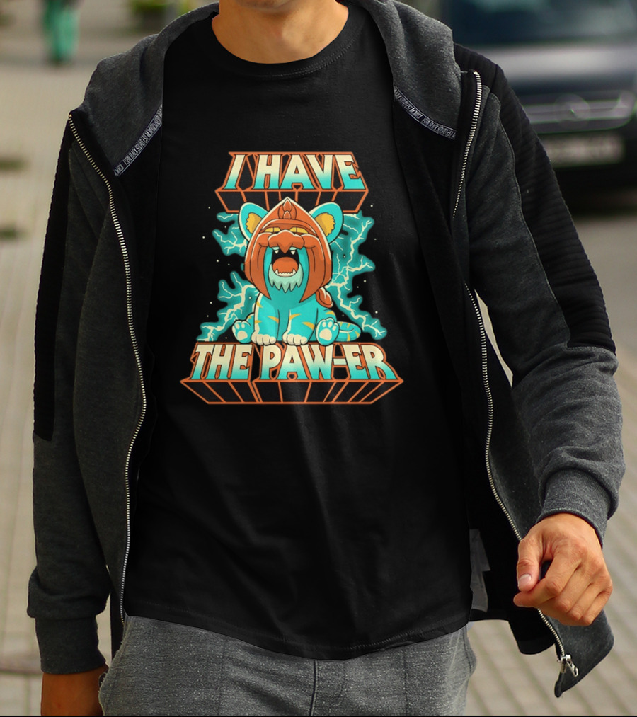 I Have The Paw Er Battle Cat Electrifying Roar T-Shirt