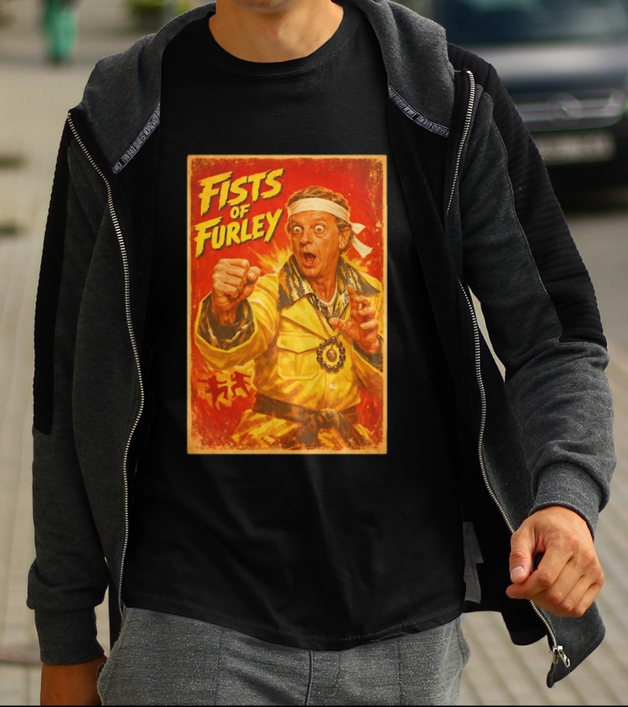 Fists Of Furley Retro Karate Kung Fu Master T-Shirt