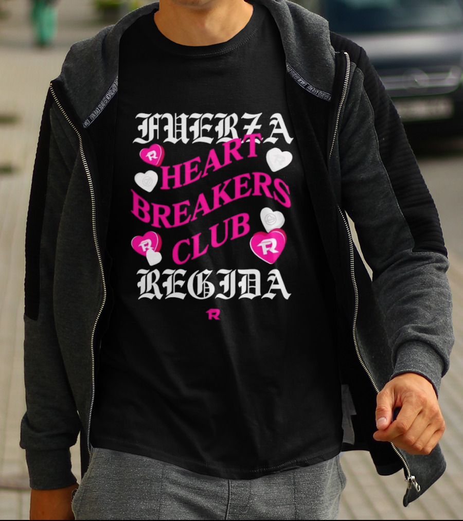 Fuerza Regida Heart Breakers Club Hearts T-Shirt