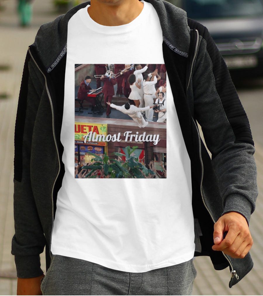 Almost Friday Bad Bunny Un Verano Sin Ti Party Scene T-Shirt
