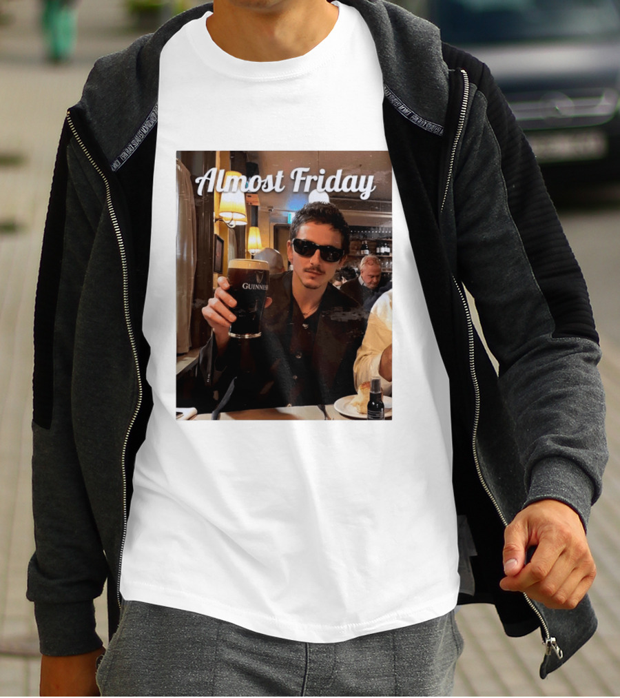 Almost Friday Timothee With Guinness Pint T-Shirt