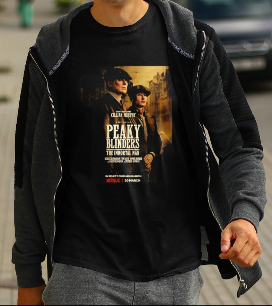 Peaky Blinders The Immortal Man Cillian Murphy Netflix Series March 20 2026 T-Shirt