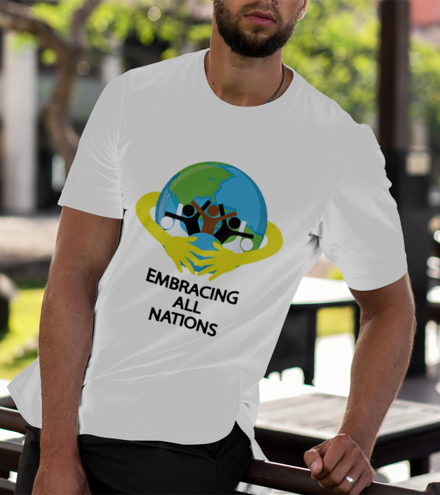 Embracing All Nations Global Unity 2026 T-Shirt