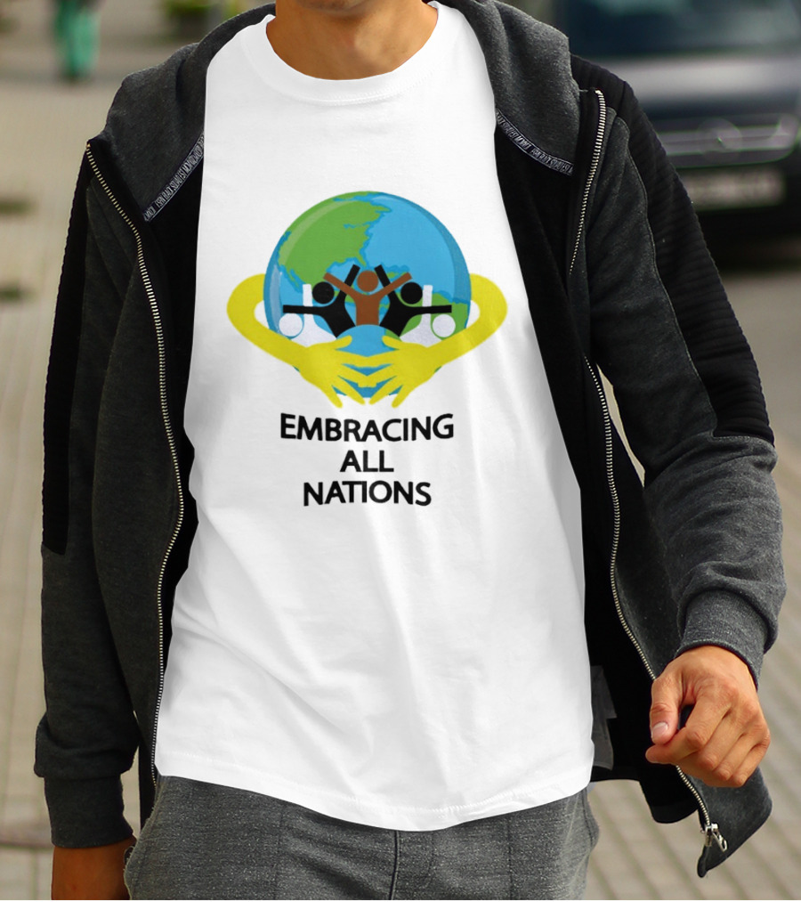Embracing All Nations Global Unity 2026 T-Shirt