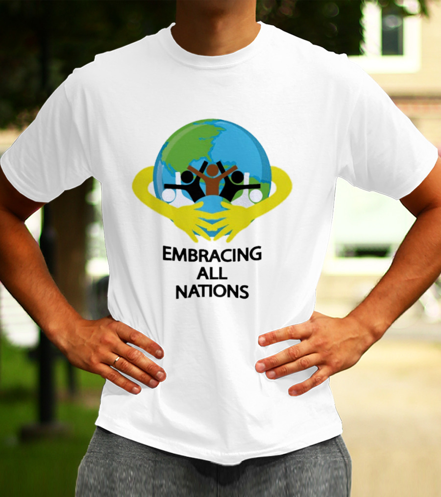 Embracing All Nations Global Unity 2026 T-Shirt