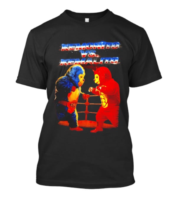 Kemonito Vs Kemalito Colorful Wrestling Showdown T-Shirt