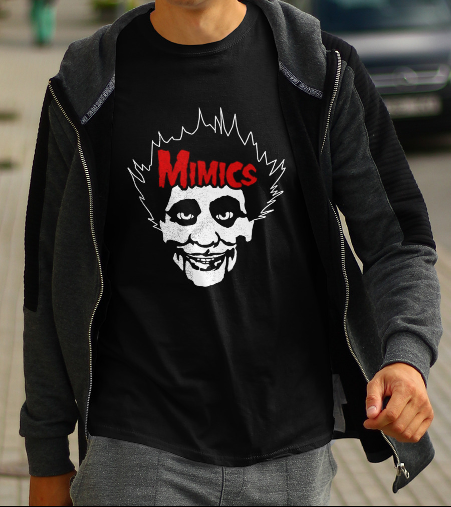 Mimics Fergus Joker Face Wild Hair T-Shirt