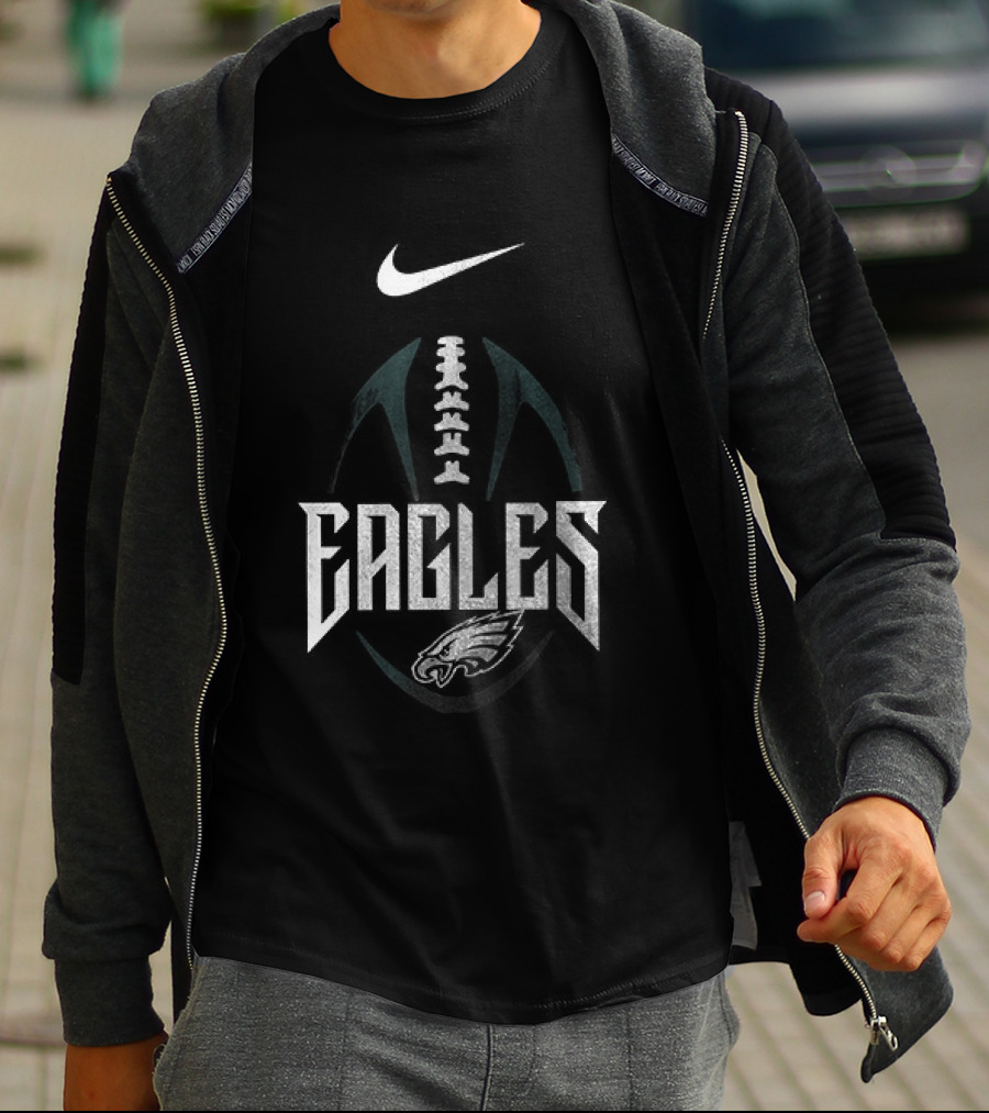 Nike Philadelphia Eagles Football Drag Racing T-Shirt