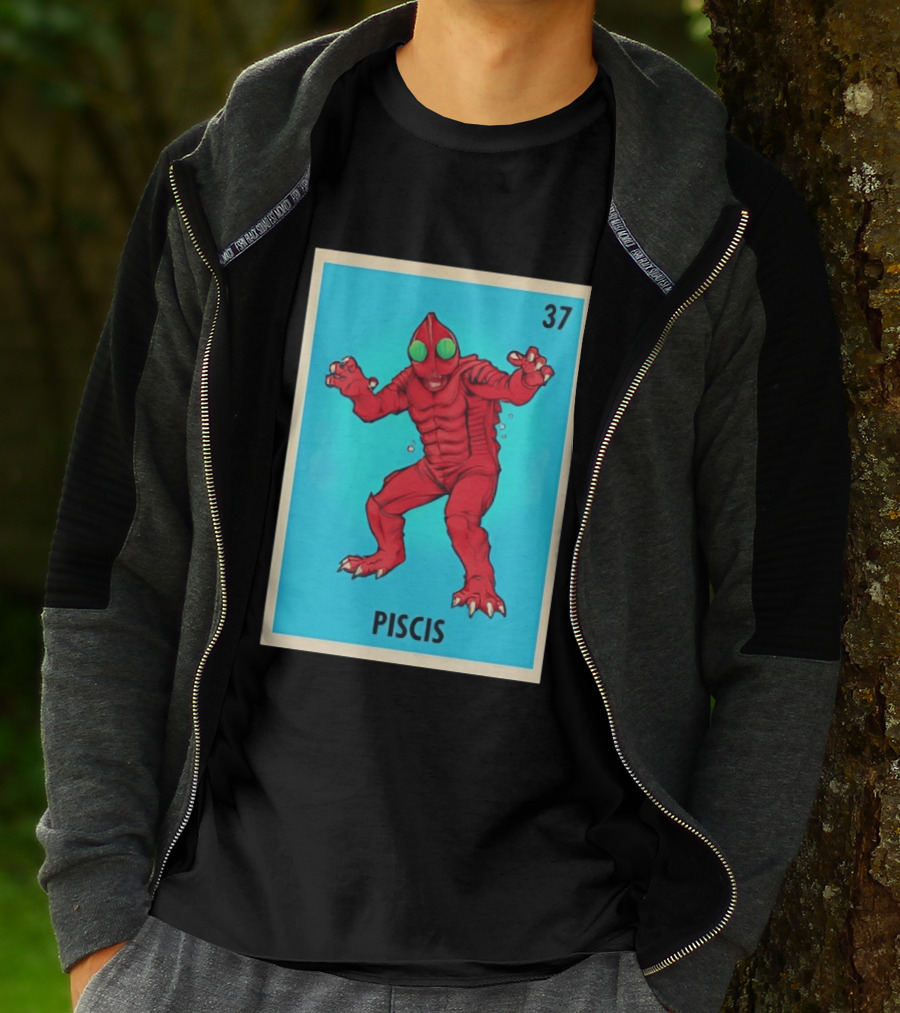 Piscis Card 37 Loteria Monster T-Shirt