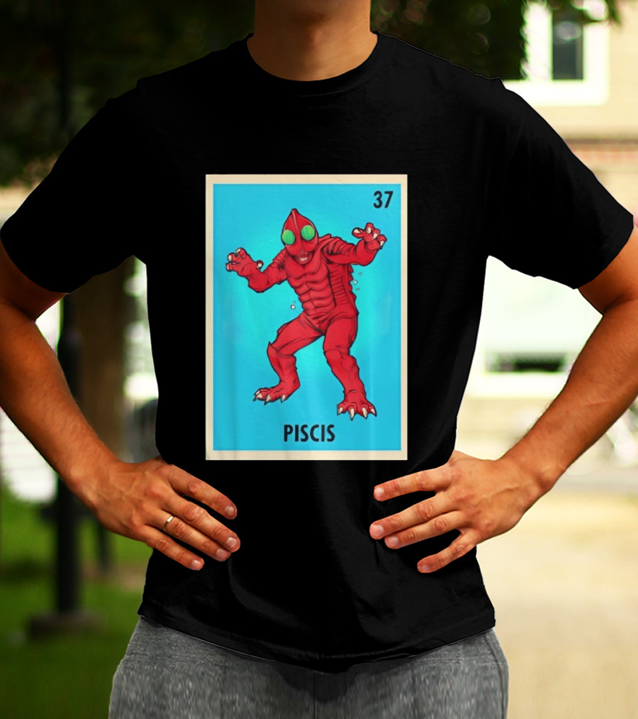 Piscis Card 37 Loteria Monster T-Shirt