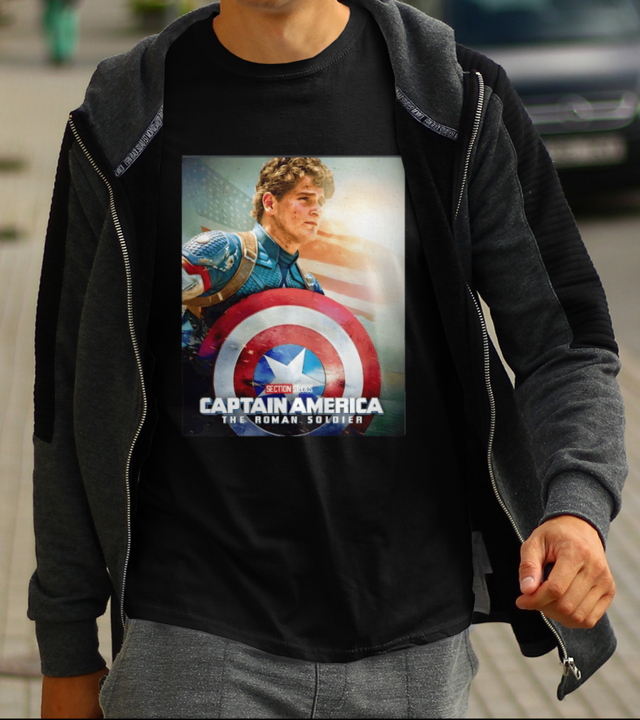 SECTION STUDIOS Captain America The Roman Soldier T-Shirt