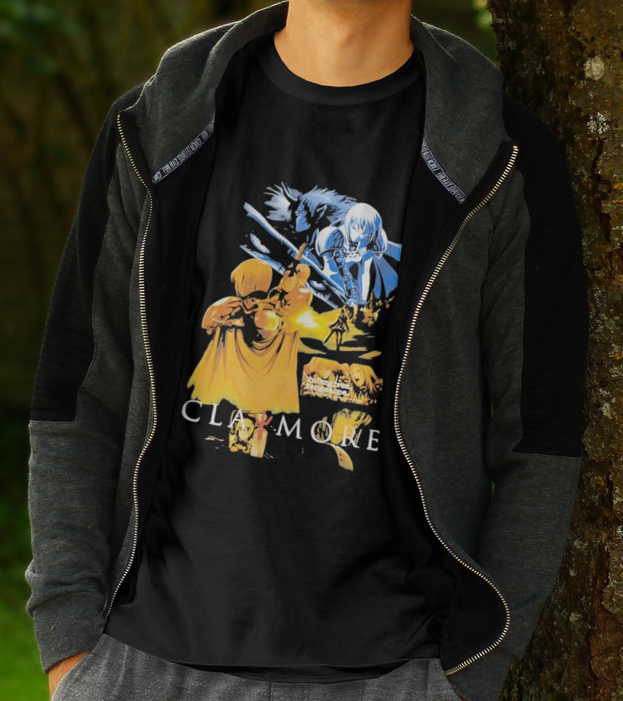 Claymore Clare Unforgiven Vengeance Sword Battle Scene T-Shirt