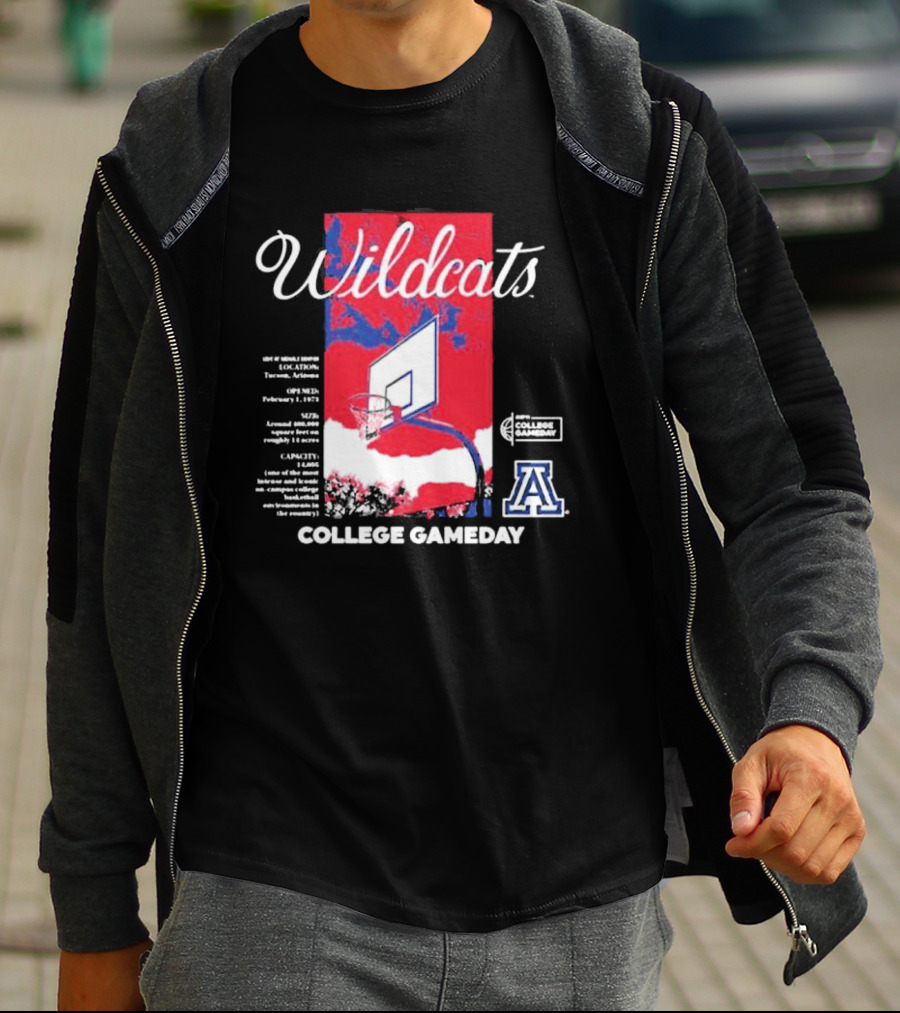 Arizona Wildcats Basketball College Gameday T-Shirt