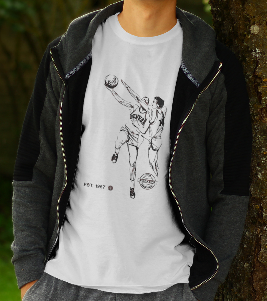 Denver Rockets Players American Basketball Association Est 1967 Vintage Team Spirit T-Shirt