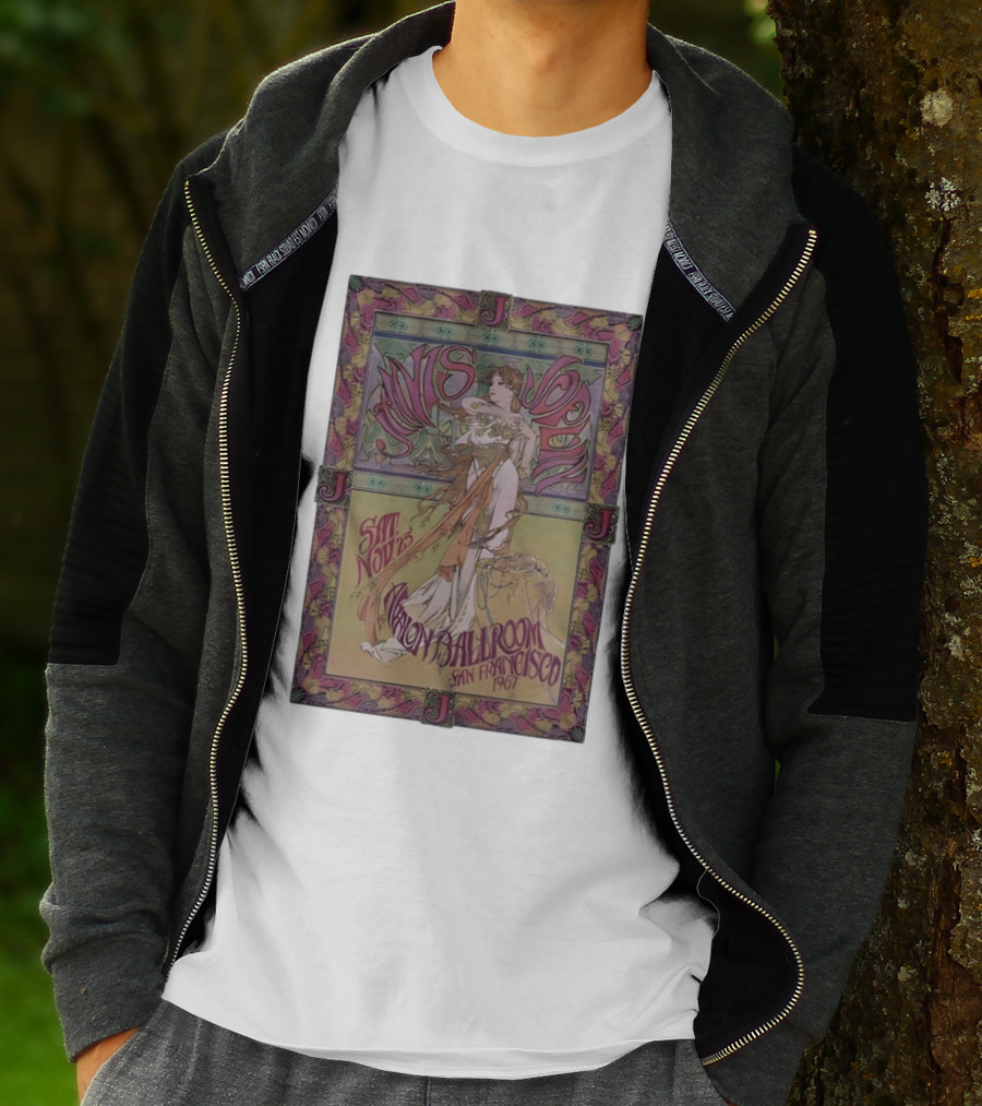 Janis Joplin Avalon Ballroom San Francisco 1967 Art Nov 12 T-Shirt