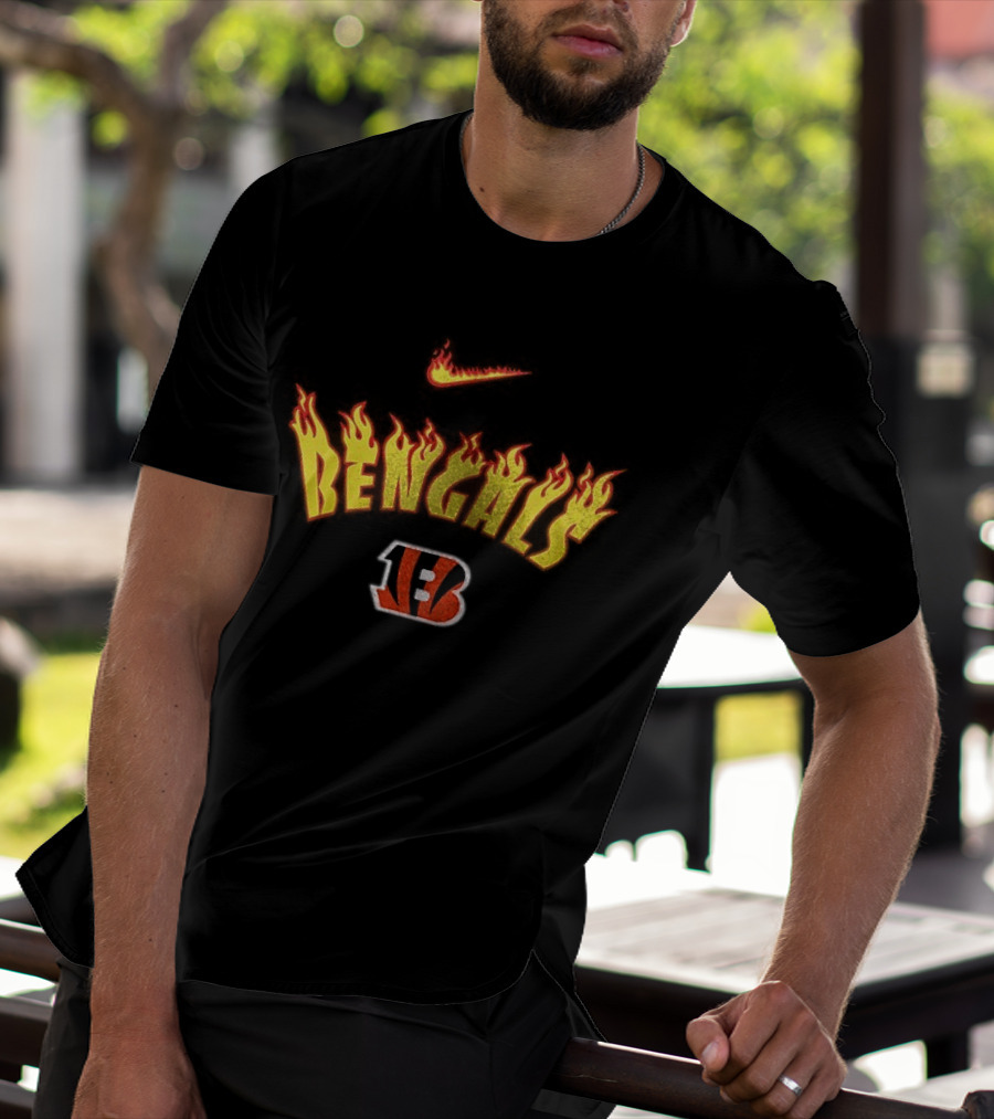 Cincinnati Bengals Nike Firewave Who Dey B T-Shirt