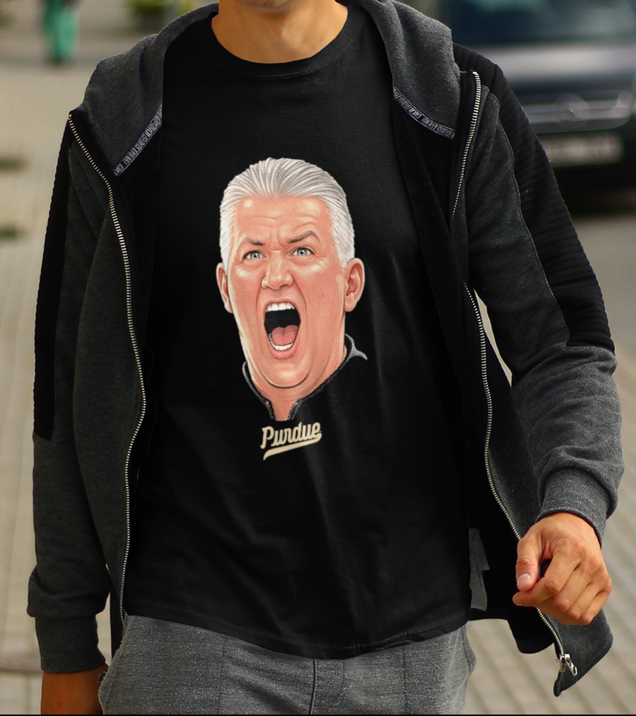 Purdue Boilermakers Coach Painter Bighead T-Shirt