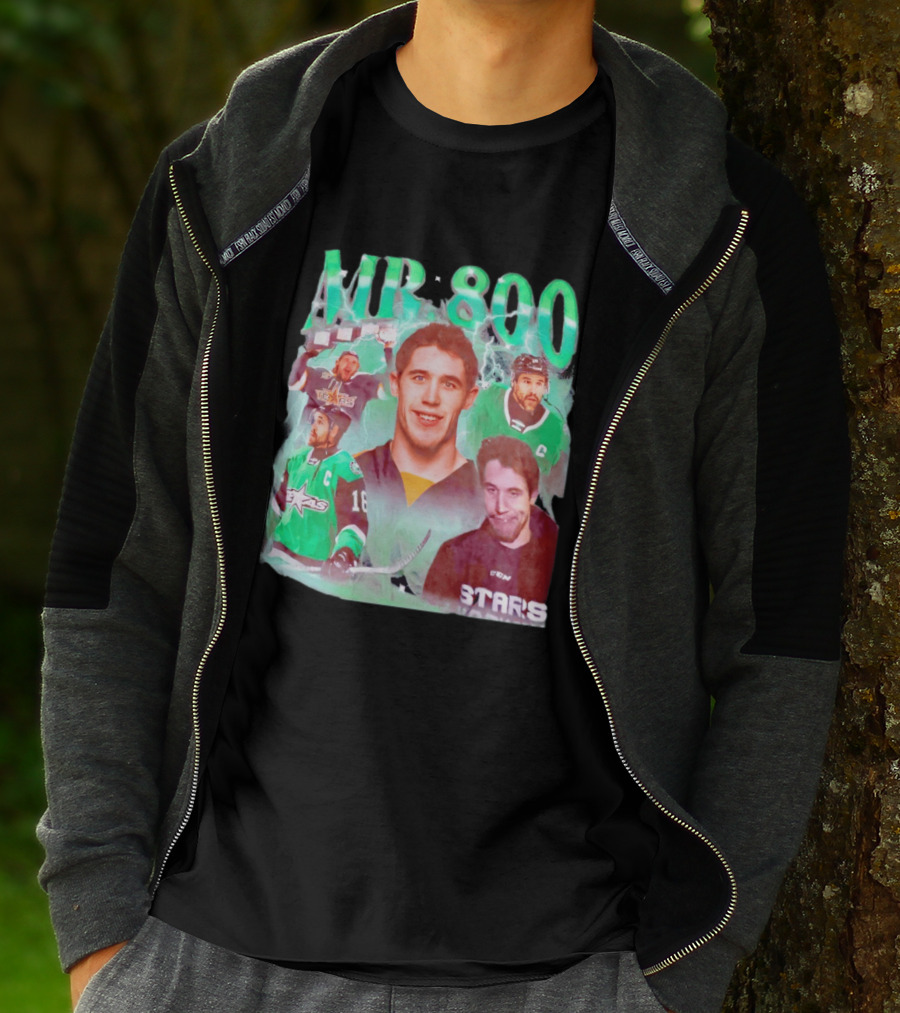 Curtis McKenzie Mr 800 Dallas Stars 16 Hockey Celebration T-Shirt