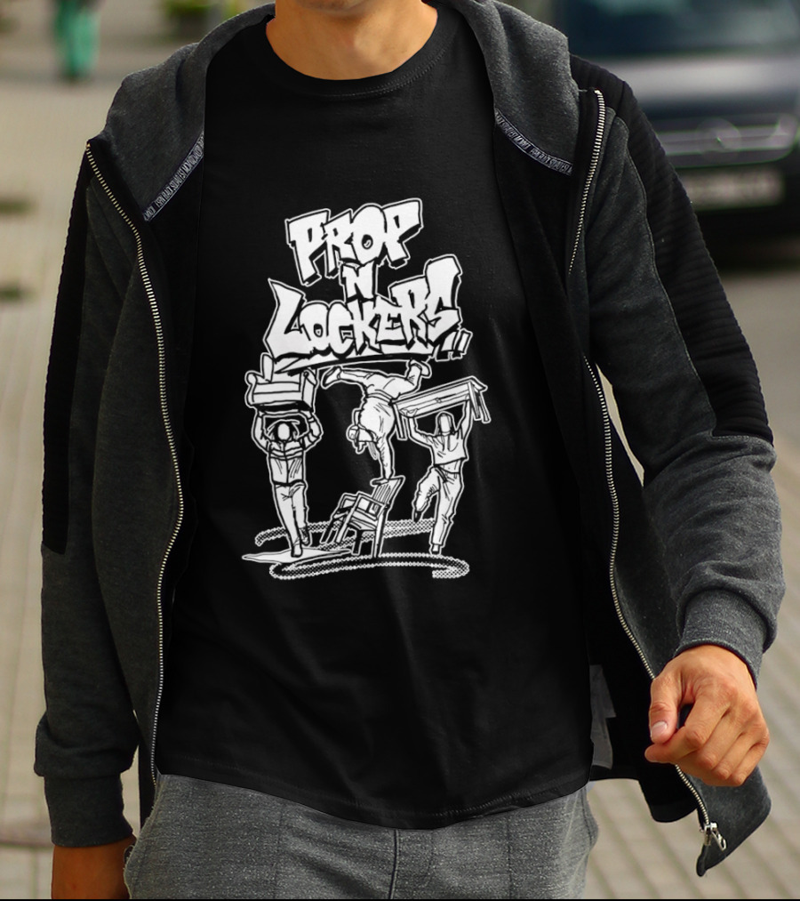 Prop N Locker Breakdance Crew Graffiti T-Shirt