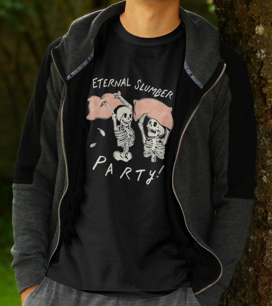 Skeleton Eternal Slumber Party Pajama Skeletons T-Shirt