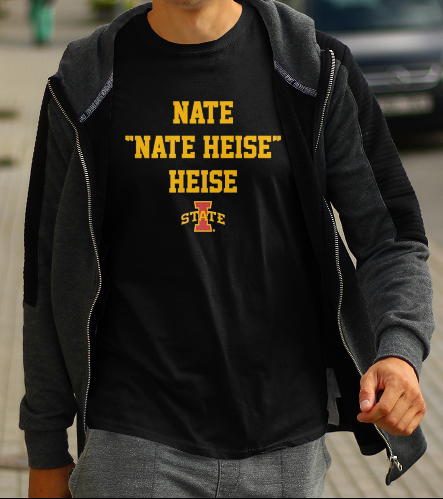 Nate Nate Heise Heise Iowa State Cyclones T-Shirt