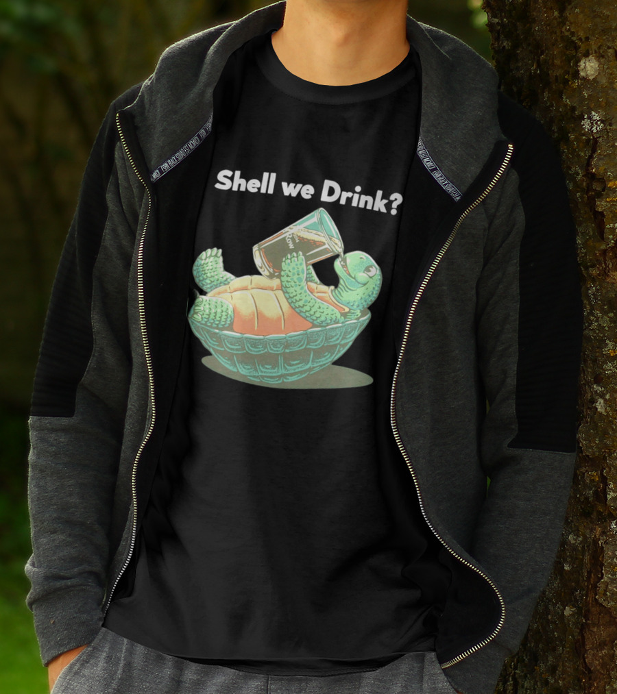 Shell We Drink Irish Party Turtle T-Shirt