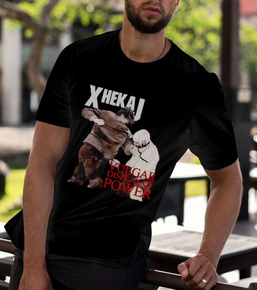 Xhekaj Vulgar Display Of Power Hockey Fight T-Shirt