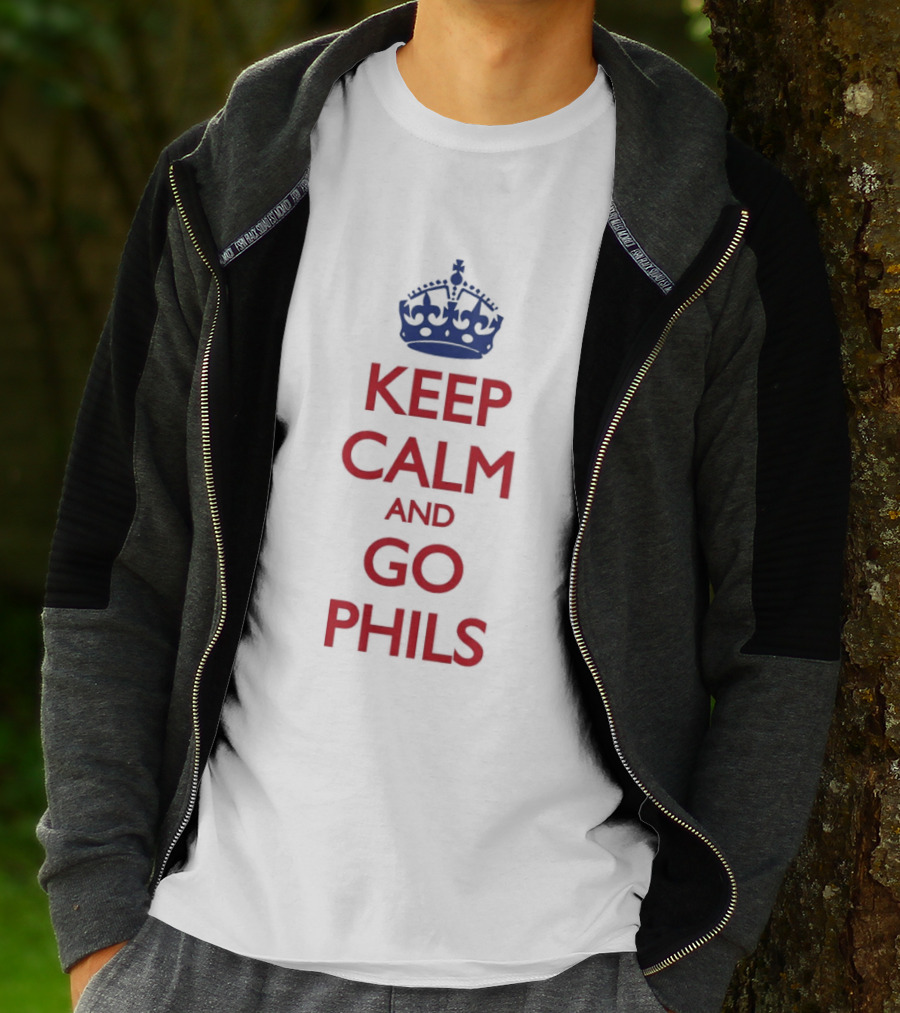 Keep Calm And Go Phils Phillygoat Passyunk Avenue Phillies Fan T-Shirt