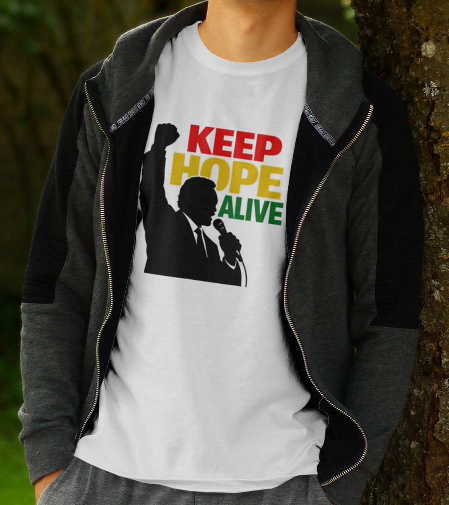 Keep Hope Alive Raised Fist T-Shirt