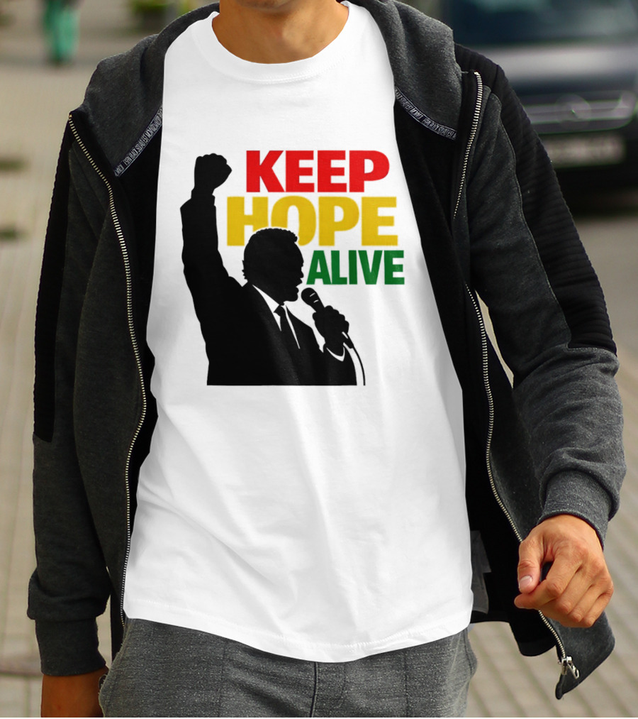 Keep Hope Alive Raised Fist T-Shirt