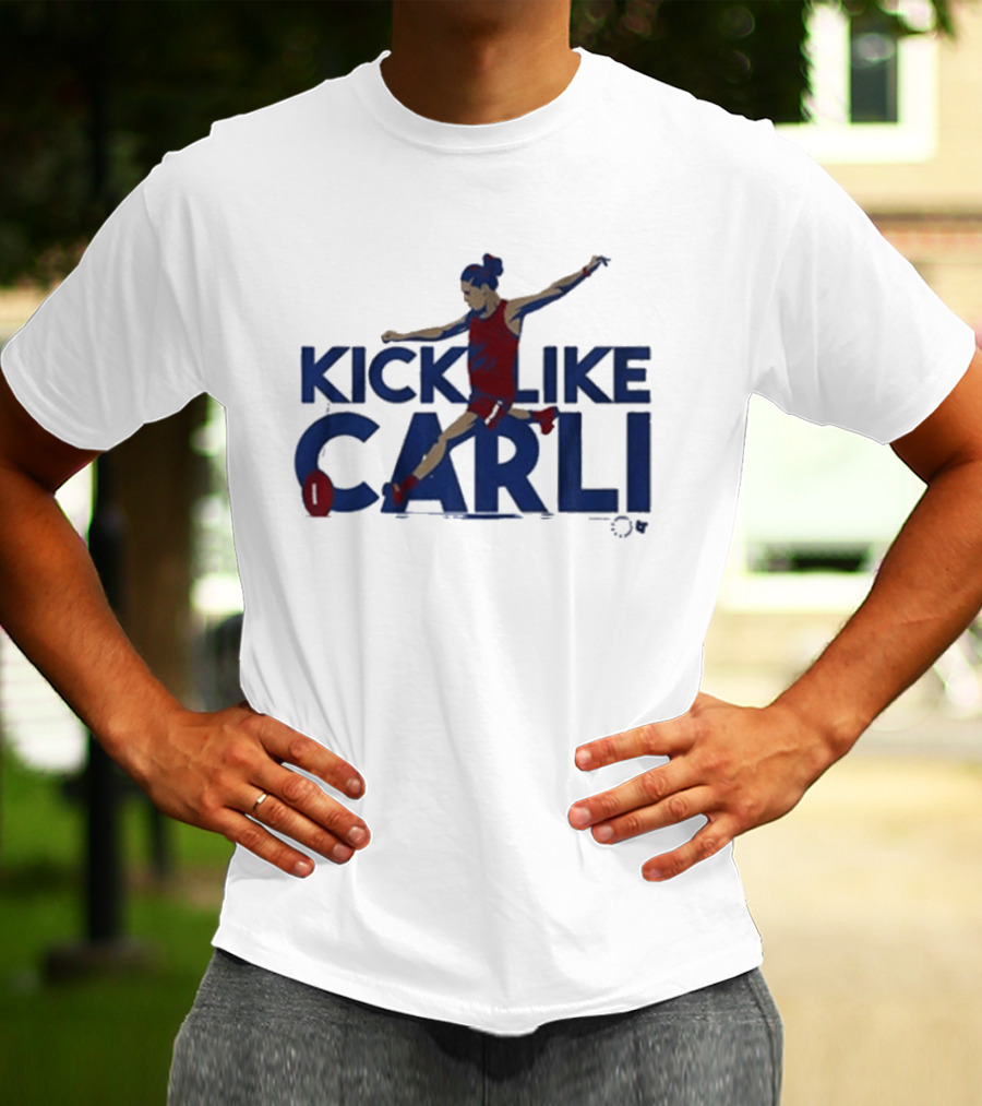 Kick Like Carli USWNT Player Soccer T-Shirt